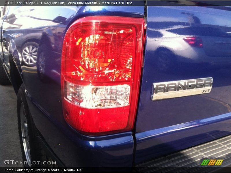 Vista Blue Metallic / Medium Dark Flint 2010 Ford Ranger XLT Regular Cab