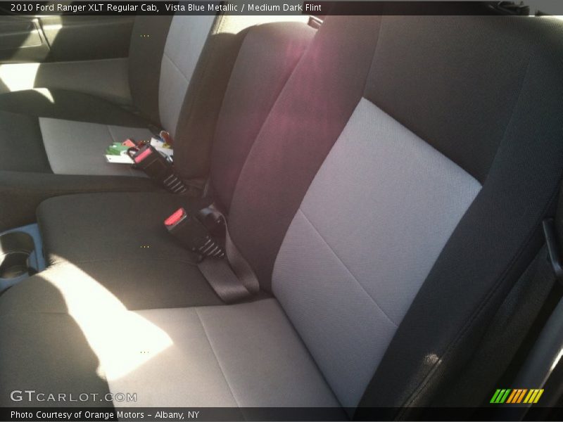 Vista Blue Metallic / Medium Dark Flint 2010 Ford Ranger XLT Regular Cab