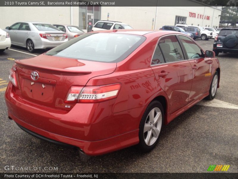 Barcelona Red Metallic / Dark Charcoal 2010 Toyota Camry SE