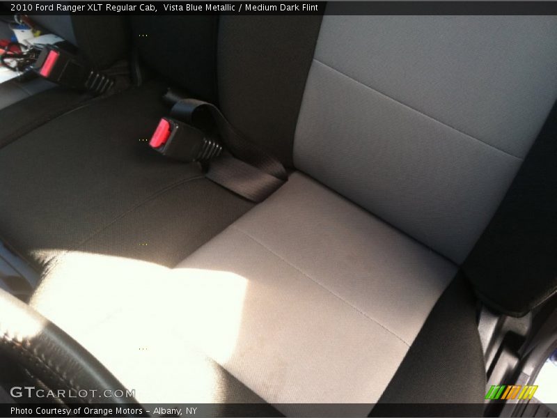 Vista Blue Metallic / Medium Dark Flint 2010 Ford Ranger XLT Regular Cab