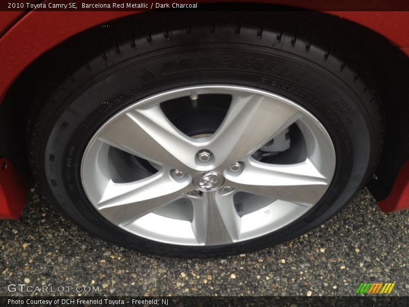 Barcelona Red Metallic / Dark Charcoal 2010 Toyota Camry SE
