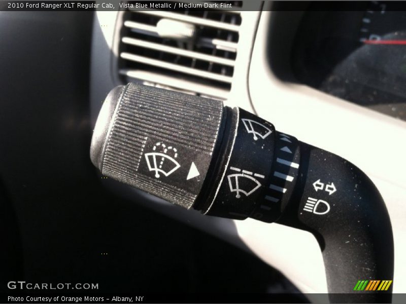 Vista Blue Metallic / Medium Dark Flint 2010 Ford Ranger XLT Regular Cab