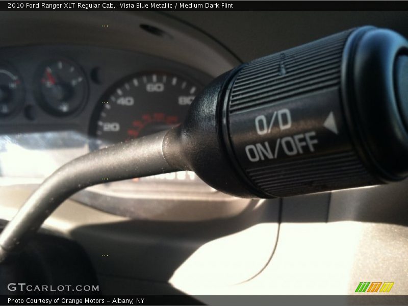 Vista Blue Metallic / Medium Dark Flint 2010 Ford Ranger XLT Regular Cab