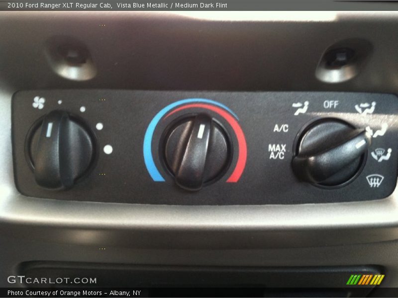 Vista Blue Metallic / Medium Dark Flint 2010 Ford Ranger XLT Regular Cab