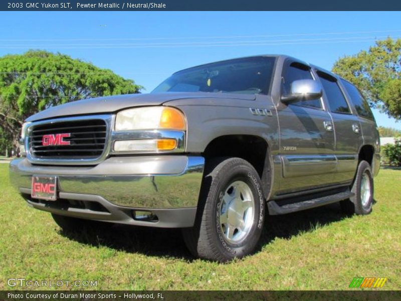 Pewter Metallic / Neutral/Shale 2003 GMC Yukon SLT