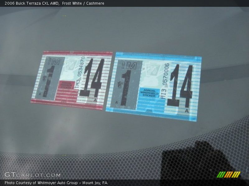 Frost White / Cashmere 2006 Buick Terraza CXL AWD