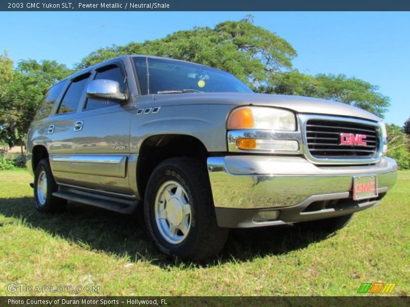 Pewter Metallic / Neutral/Shale 2003 GMC Yukon SLT