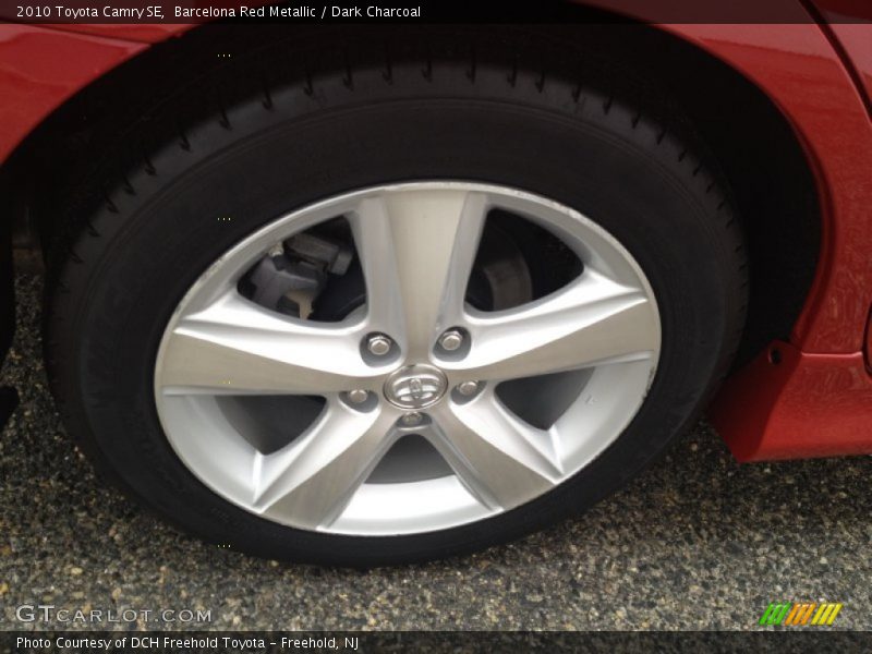 Barcelona Red Metallic / Dark Charcoal 2010 Toyota Camry SE