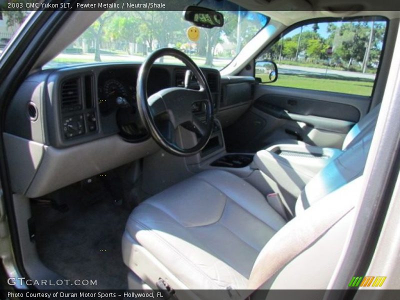 Pewter Metallic / Neutral/Shale 2003 GMC Yukon SLT
