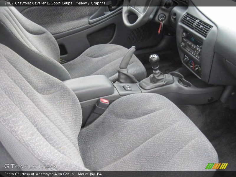  2002 Cavalier LS Sport Coupe Graphite Interior