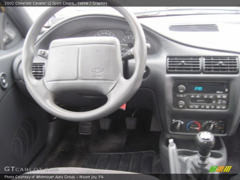 Yellow / Graphite 2002 Chevrolet Cavalier LS Sport Coupe