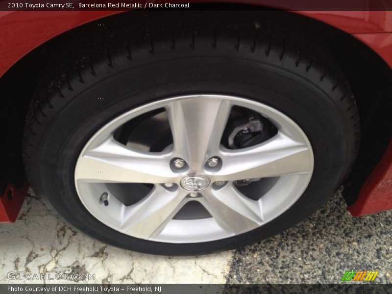 Barcelona Red Metallic / Dark Charcoal 2010 Toyota Camry SE