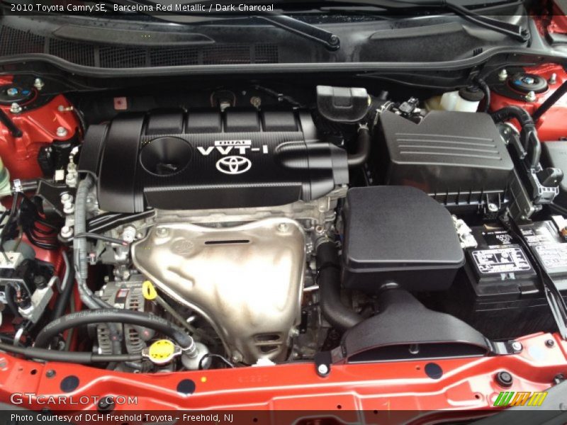 Barcelona Red Metallic / Dark Charcoal 2010 Toyota Camry SE