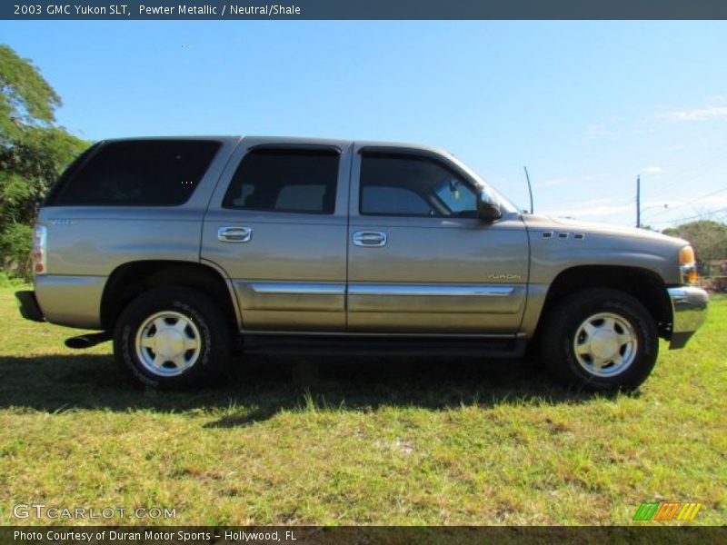 Pewter Metallic / Neutral/Shale 2003 GMC Yukon SLT
