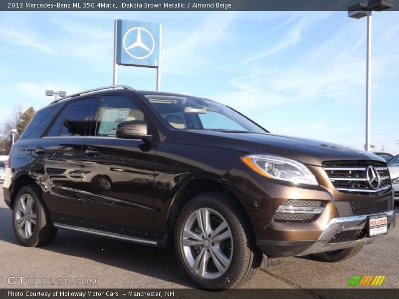 Dakota Brown Metallic / Almond Beige 2013 Mercedes-Benz ML 350 4Matic