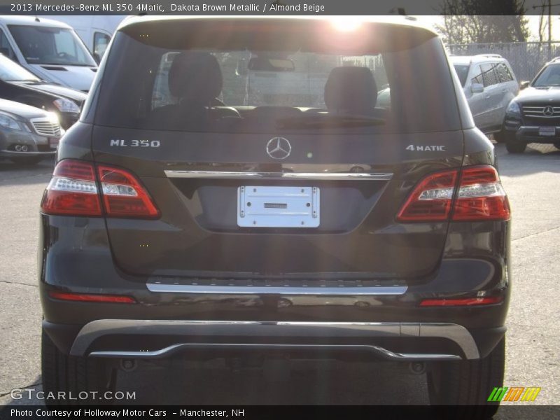 Dakota Brown Metallic / Almond Beige 2013 Mercedes-Benz ML 350 4Matic