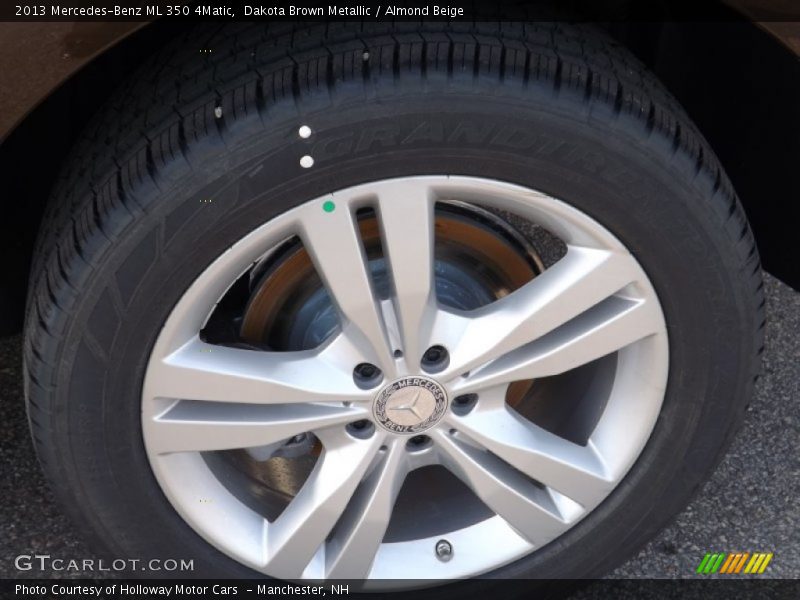 Dakota Brown Metallic / Almond Beige 2013 Mercedes-Benz ML 350 4Matic