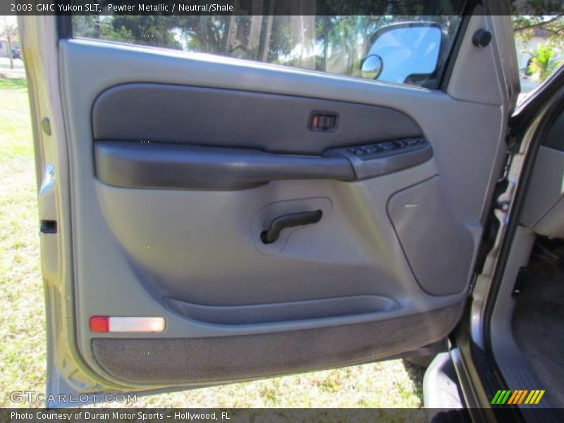Pewter Metallic / Neutral/Shale 2003 GMC Yukon SLT