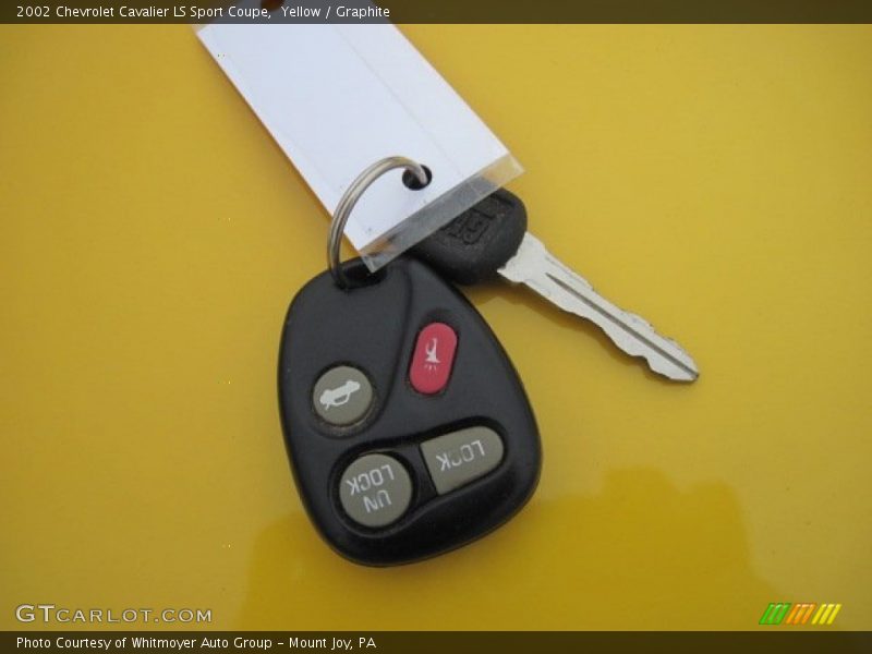Keys of 2002 Cavalier LS Sport Coupe