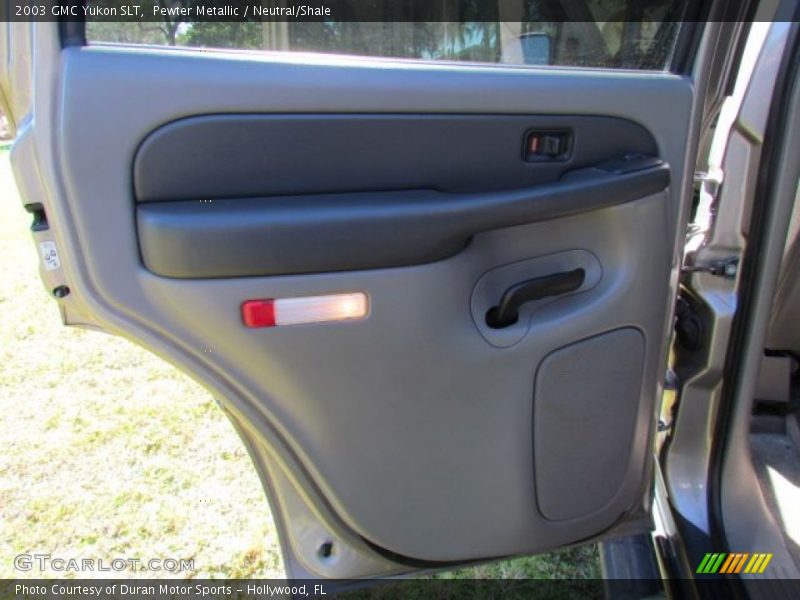 Pewter Metallic / Neutral/Shale 2003 GMC Yukon SLT