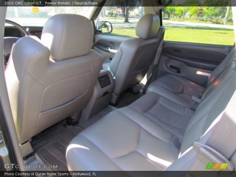 Pewter Metallic / Neutral/Shale 2003 GMC Yukon SLT