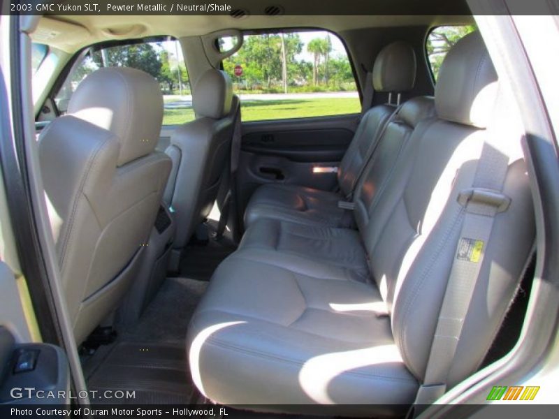 Pewter Metallic / Neutral/Shale 2003 GMC Yukon SLT