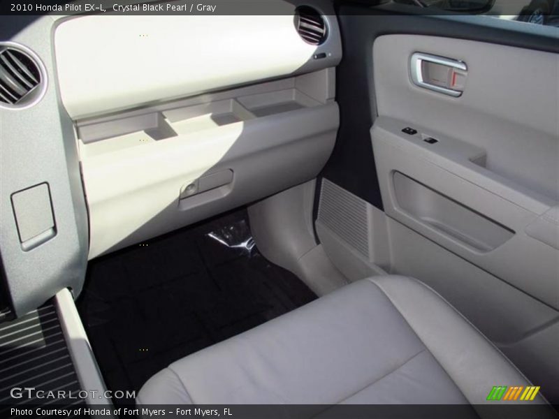 Crystal Black Pearl / Gray 2010 Honda Pilot EX-L
