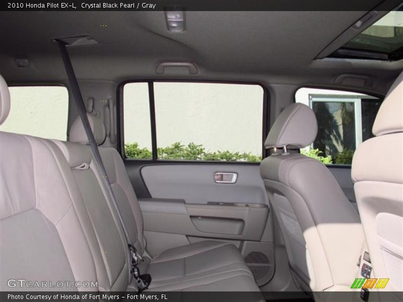 Crystal Black Pearl / Gray 2010 Honda Pilot EX-L