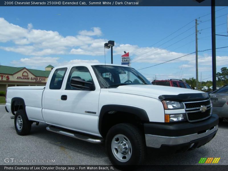 Summit White / Dark Charcoal 2006 Chevrolet Silverado 2500HD Extended Cab