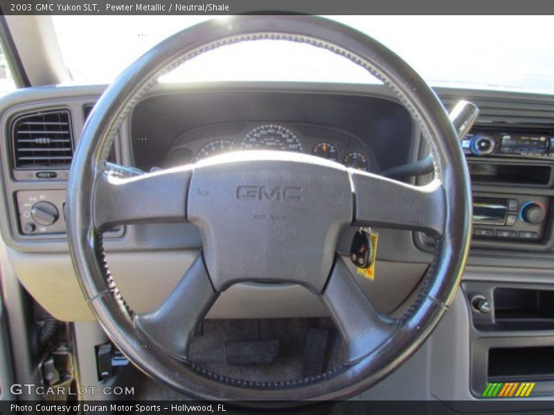 Pewter Metallic / Neutral/Shale 2003 GMC Yukon SLT