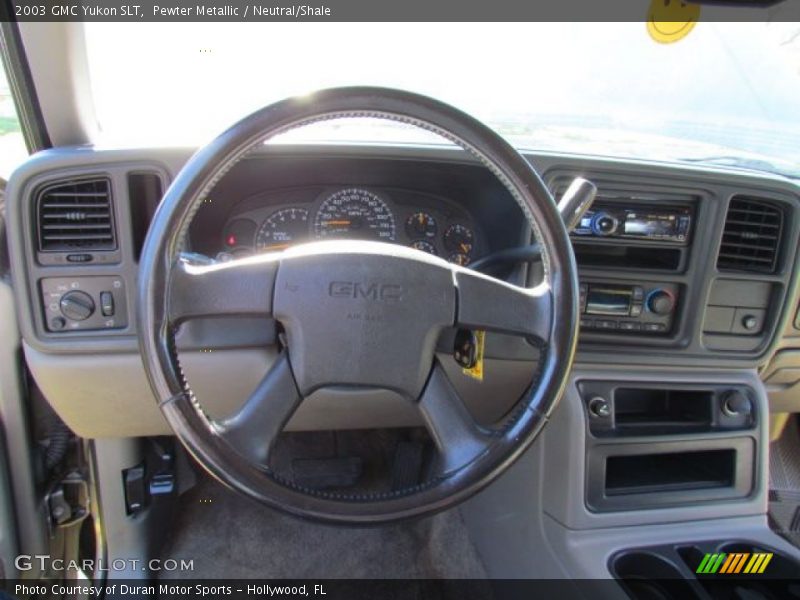 Pewter Metallic / Neutral/Shale 2003 GMC Yukon SLT