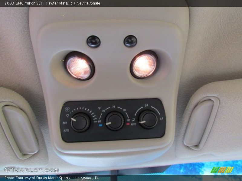 Pewter Metallic / Neutral/Shale 2003 GMC Yukon SLT