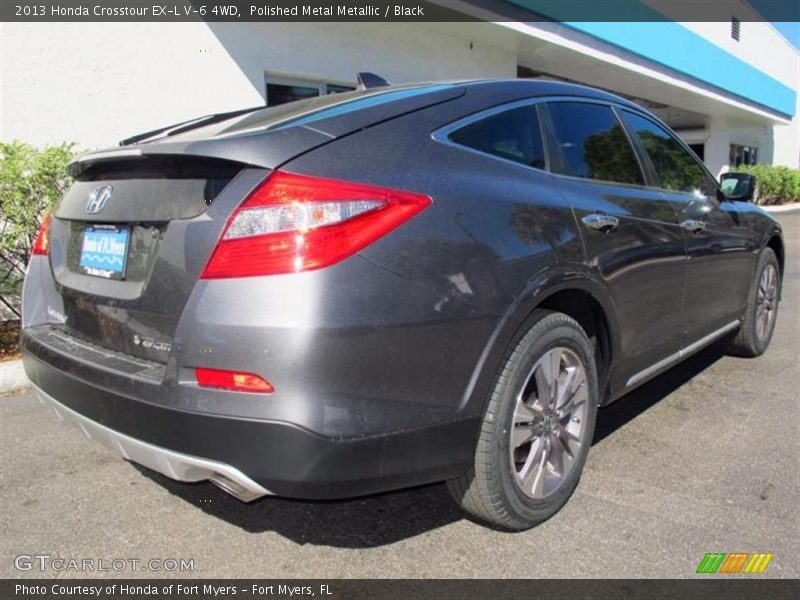 Polished Metal Metallic / Black 2013 Honda Crosstour EX-L V-6 4WD