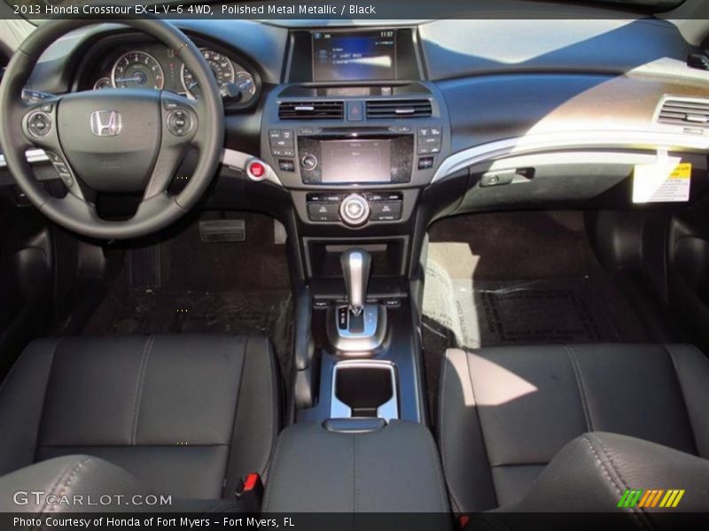Dashboard of 2013 Crosstour EX-L V-6 4WD