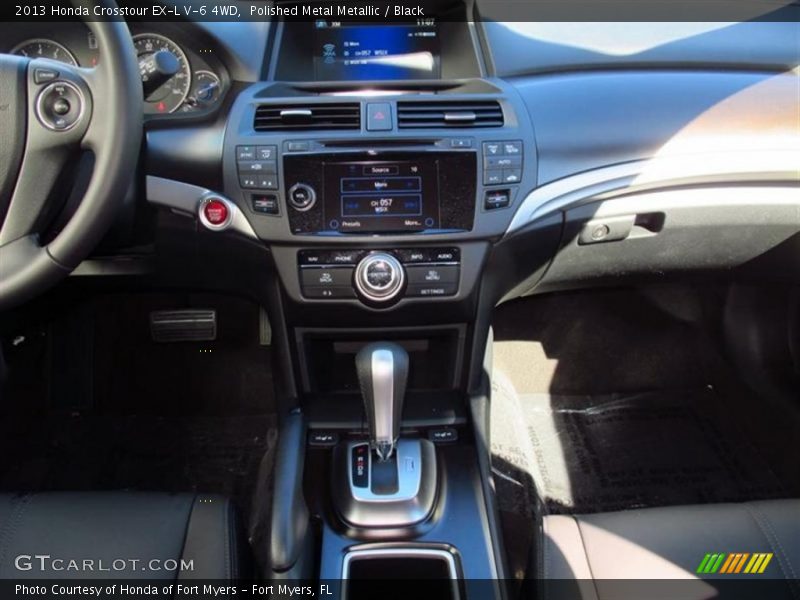 Polished Metal Metallic / Black 2013 Honda Crosstour EX-L V-6 4WD