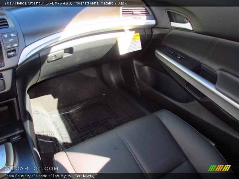 Polished Metal Metallic / Black 2013 Honda Crosstour EX-L V-6 4WD