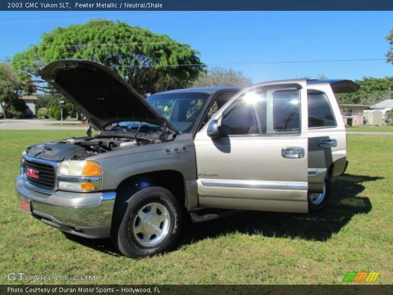 Pewter Metallic / Neutral/Shale 2003 GMC Yukon SLT