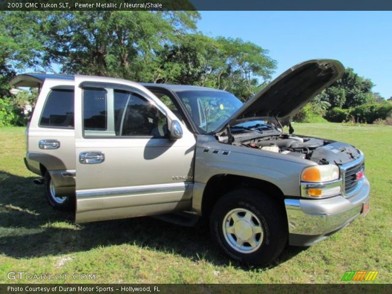 Pewter Metallic / Neutral/Shale 2003 GMC Yukon SLT