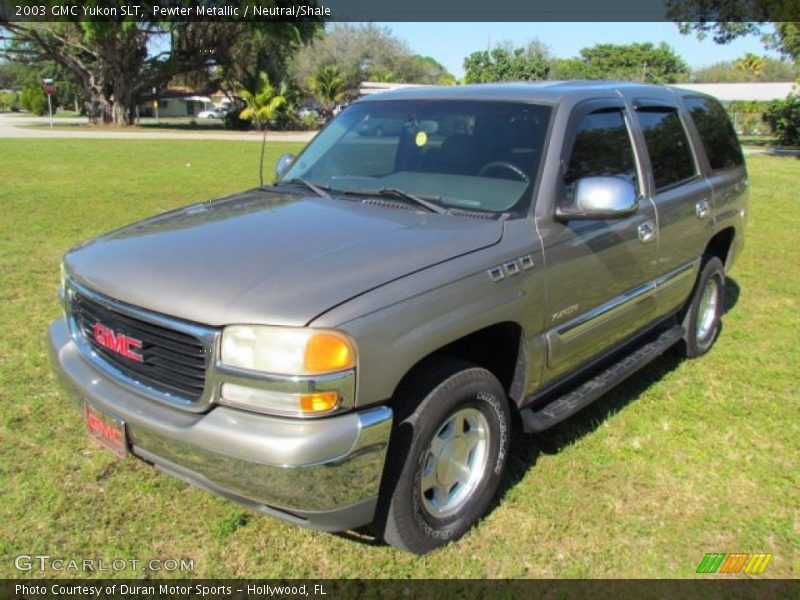 Pewter Metallic / Neutral/Shale 2003 GMC Yukon SLT