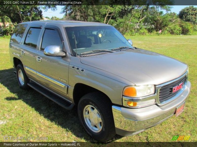 Pewter Metallic / Neutral/Shale 2003 GMC Yukon SLT