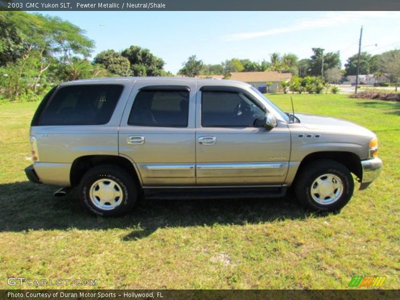 Pewter Metallic / Neutral/Shale 2003 GMC Yukon SLT