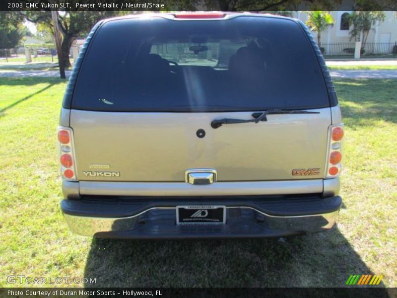 Pewter Metallic / Neutral/Shale 2003 GMC Yukon SLT