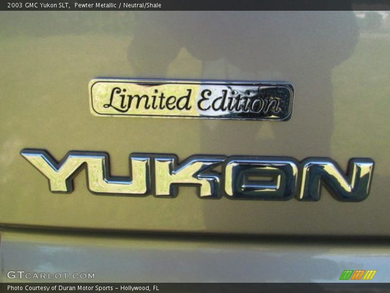 Pewter Metallic / Neutral/Shale 2003 GMC Yukon SLT