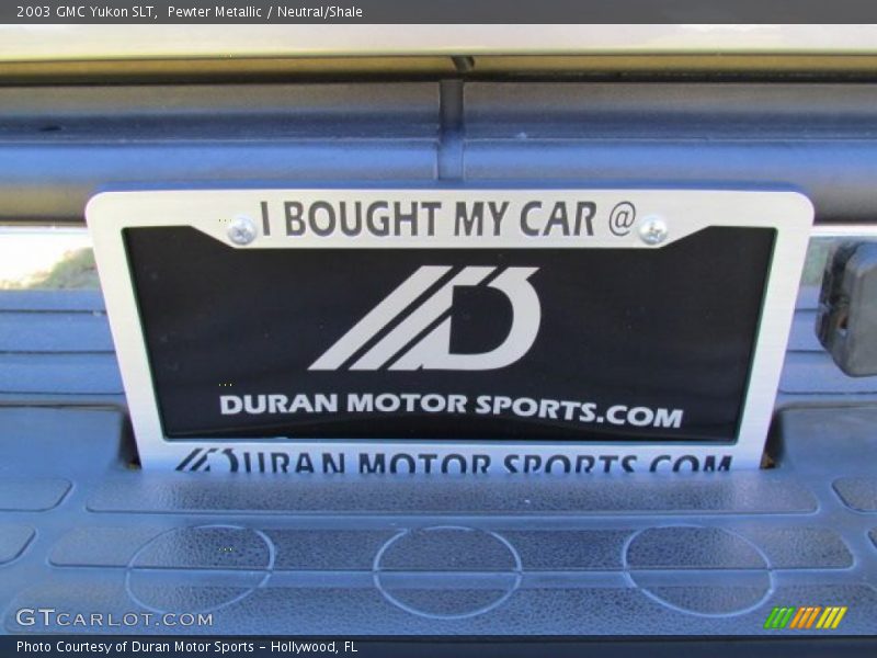 Pewter Metallic / Neutral/Shale 2003 GMC Yukon SLT