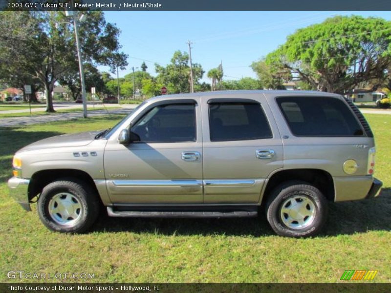 Pewter Metallic / Neutral/Shale 2003 GMC Yukon SLT