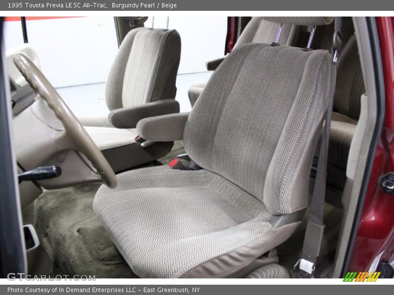 Front Seat of 1995 Previa LE SC All-Trac