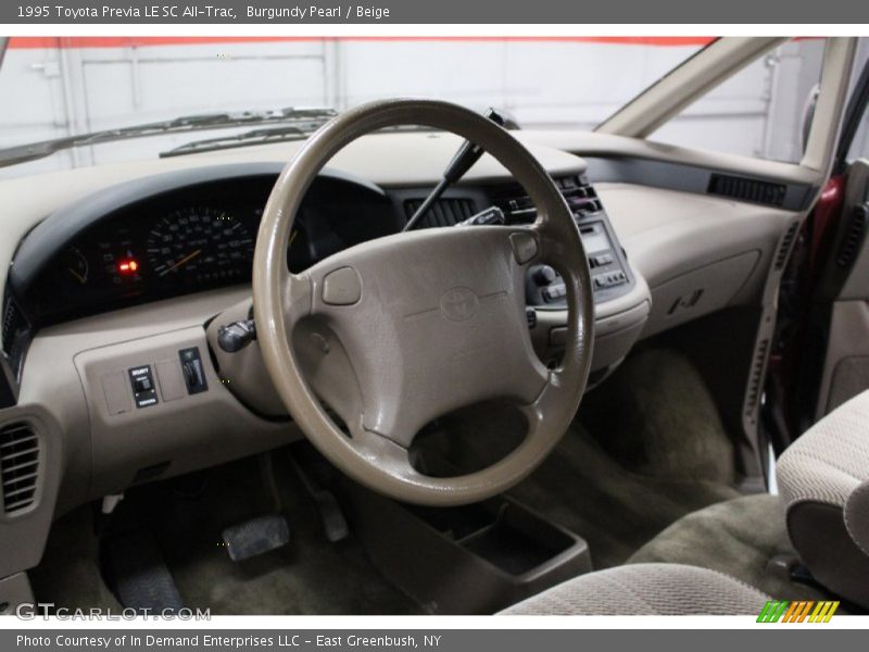 Dashboard of 1995 Previa LE SC All-Trac
