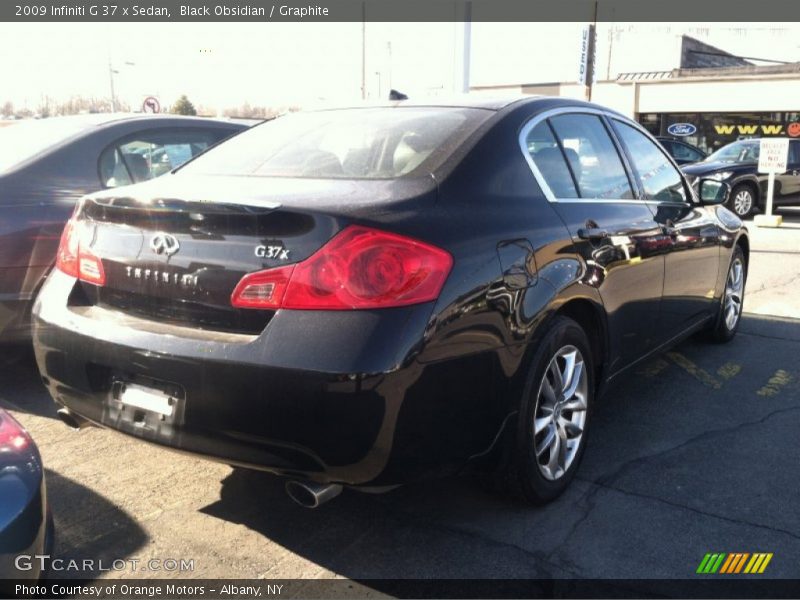 Black Obsidian / Graphite 2009 Infiniti G 37 x Sedan