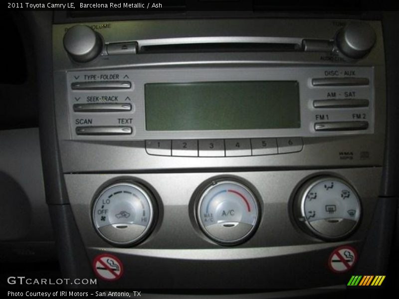 Barcelona Red Metallic / Ash 2011 Toyota Camry LE