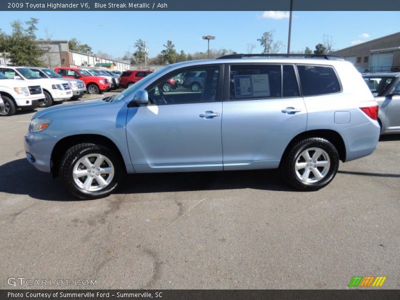  2009 Highlander V6 Blue Streak Metallic